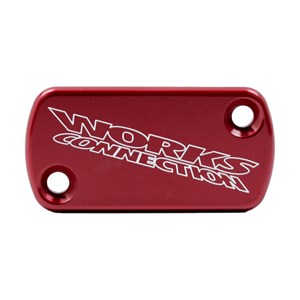 FRONT BRAKE MASTERCYLINDER COVER HON/KAW/TM/BETA, CR/CRF 96-26, KX250F/X 21-26, KX450F/X 19-23 RED (R)